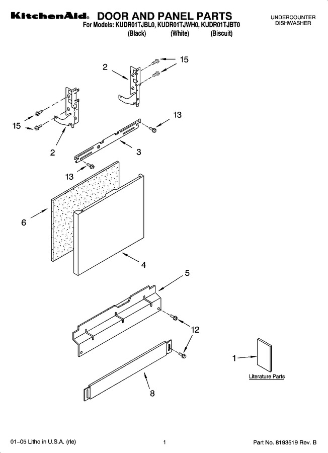 Diagram for KUDR01TJBL0