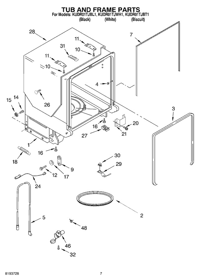 Diagram for KUDR01TJWH1