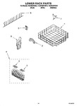 Diagram for 11 - Lower Rack Parts, Optional Parts (not Included)