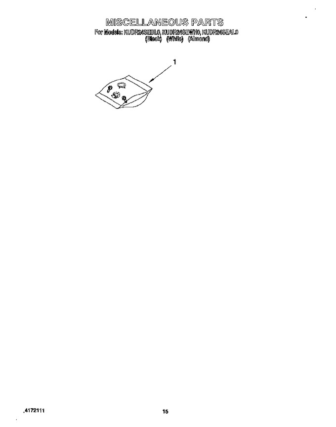 Diagram for KUDR24SEWH0
