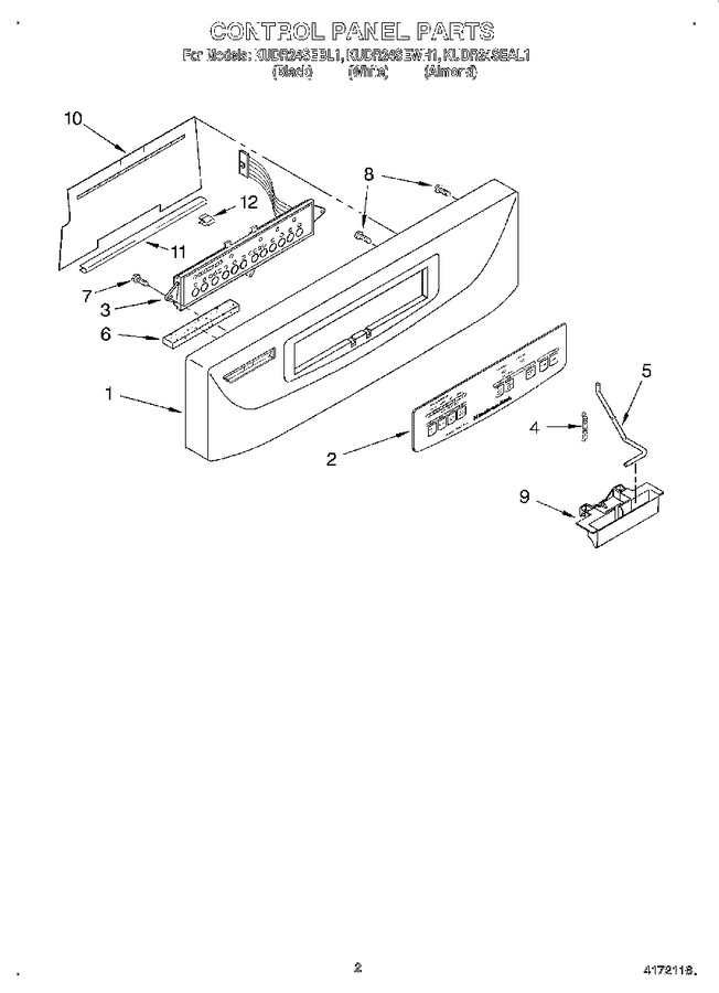 Diagram for KUDR24SEAL1