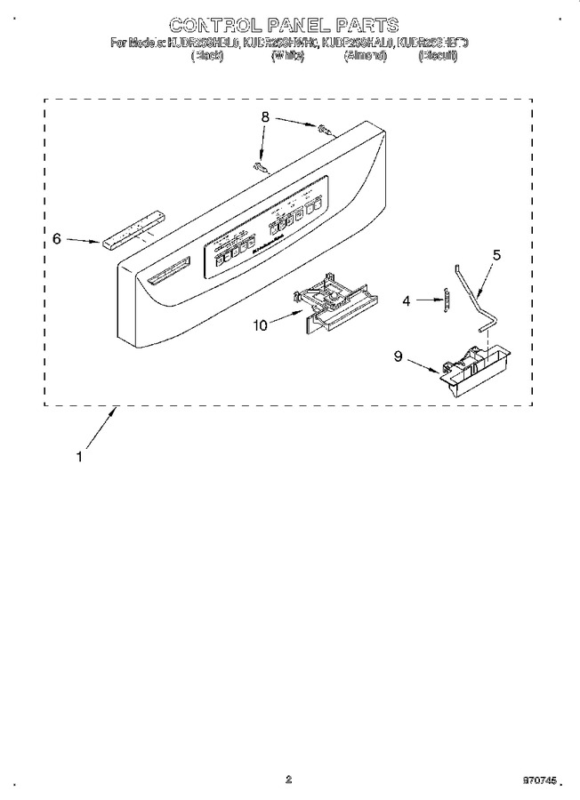 Diagram for KUDR25SHBT0