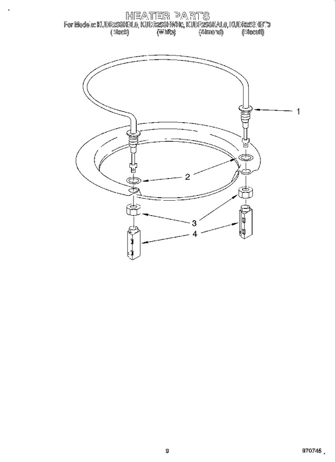 Diagram for KUDR25SHBT0