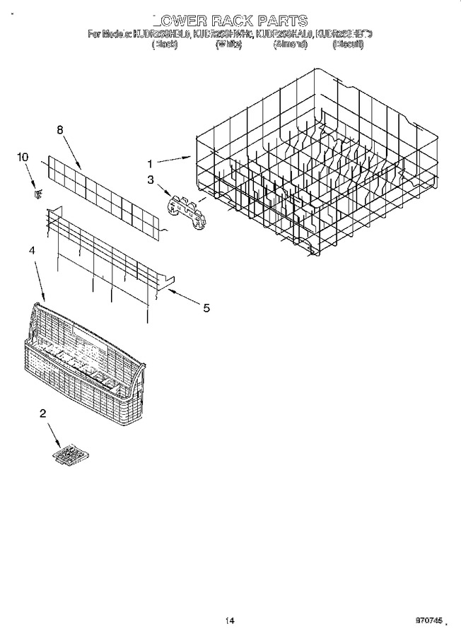 Diagram for KUDR25SHBT0