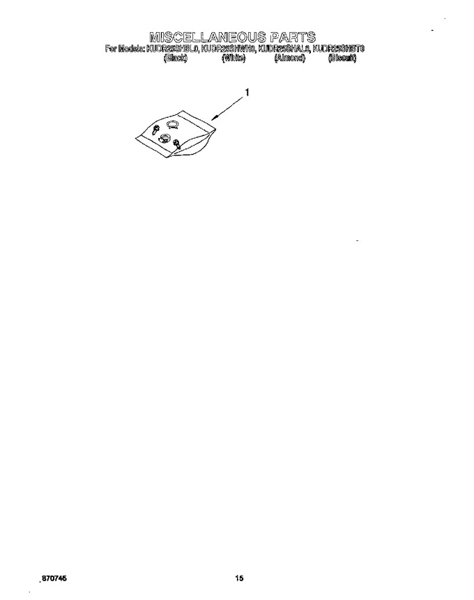 Diagram for KUDR25SHBT0