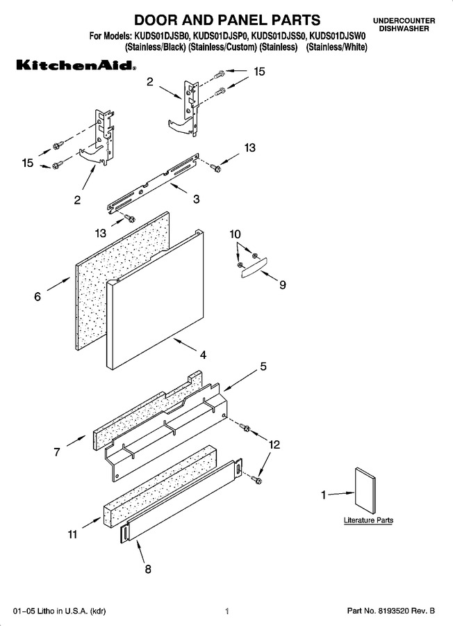 Diagram for KUDS01DJSP0