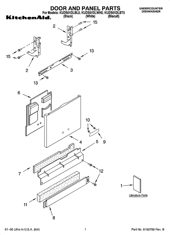 Diagram for KUDS01DLWH0