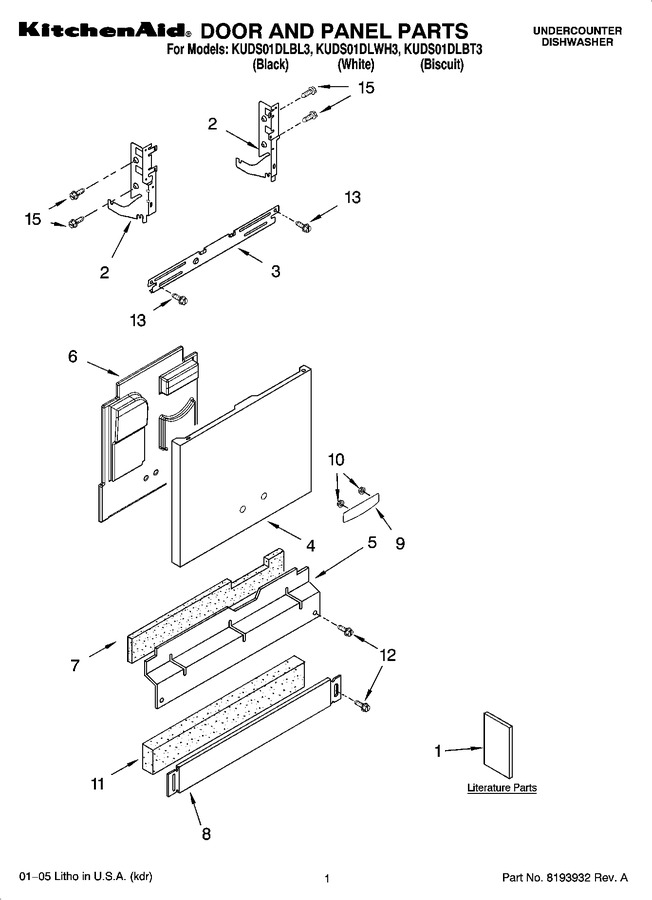 Diagram for KUDS01DLWH3