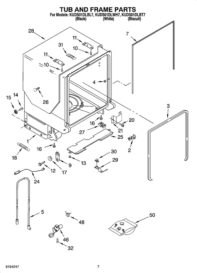 Diagram for KUDS01DLBT7