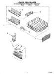 Diagram for 11 - Lower Rack Parts, Optional Parts (not Included)