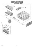 Diagram for 10 - Lower Rack Parts