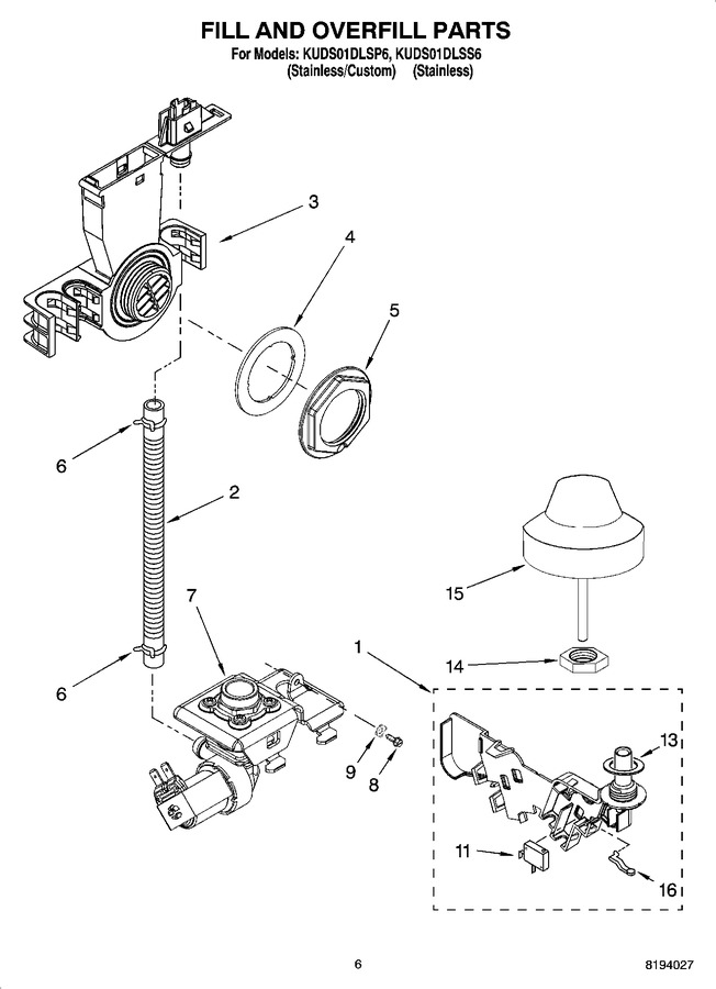 Diagram for KUDS01DLSS6