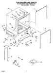 Diagram for 07 - Tub And Frame Parts