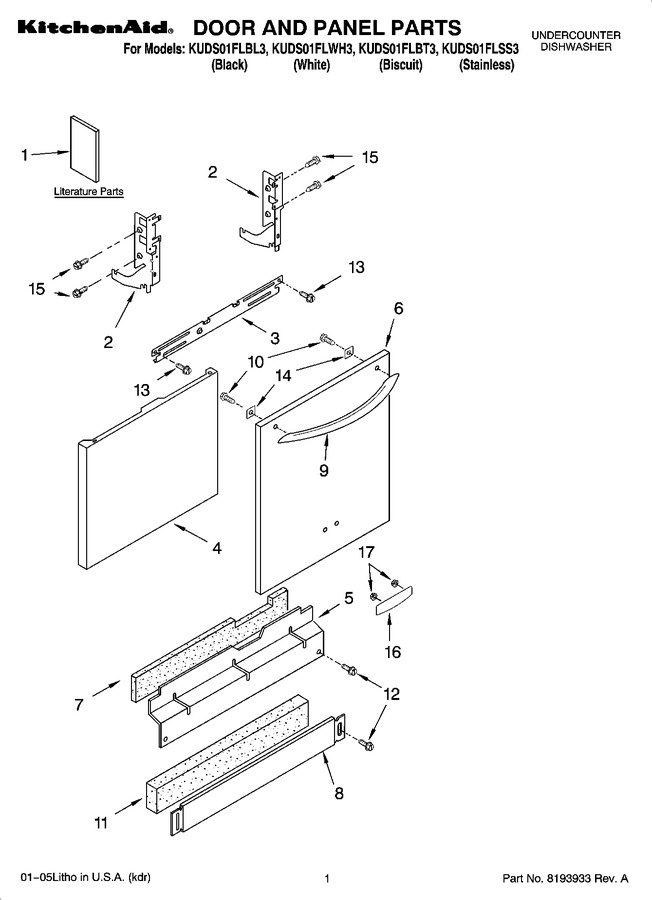 Diagram for KUDS01FLBL3