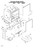 Diagram for 07 - Tub And Frame Parts