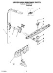 Diagram for 10 - Upper Wash And Rinse Parts