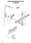 Diagram for 10 - Upper Wash And Rinse Parts