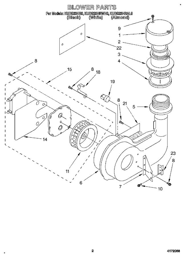 Diagram for KUDS23HBWH0