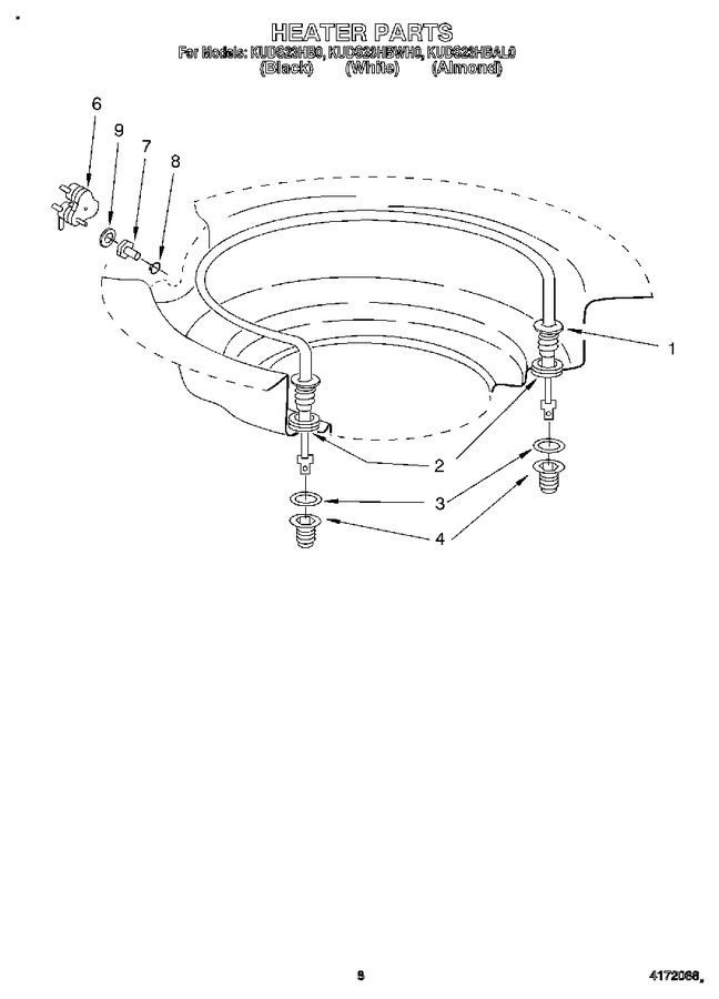 Diagram for KUDS23HBWH0