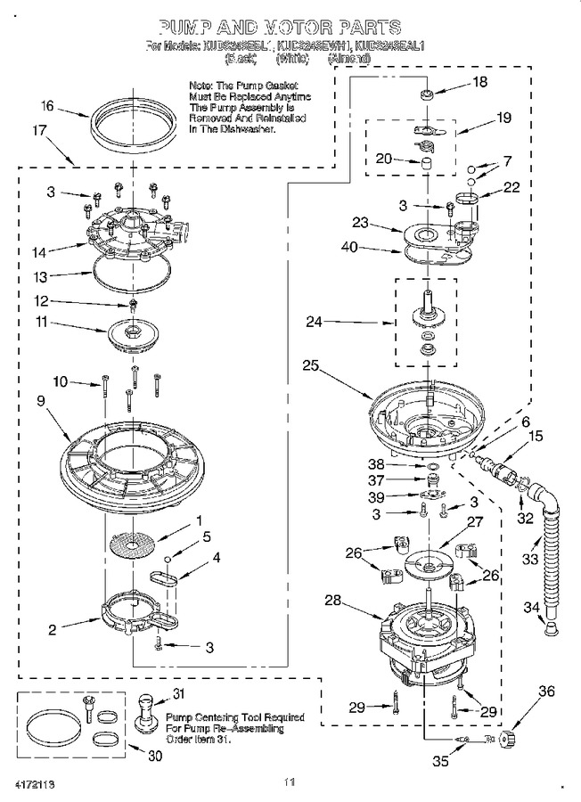 Diagram for KUDS24SEAL1