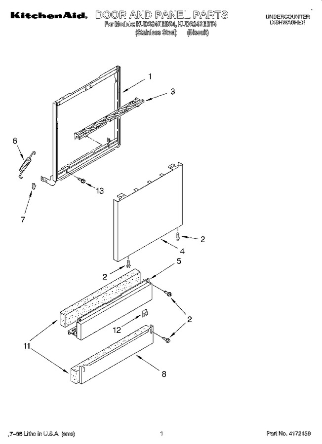 Diagram for KUDS24SEBS4