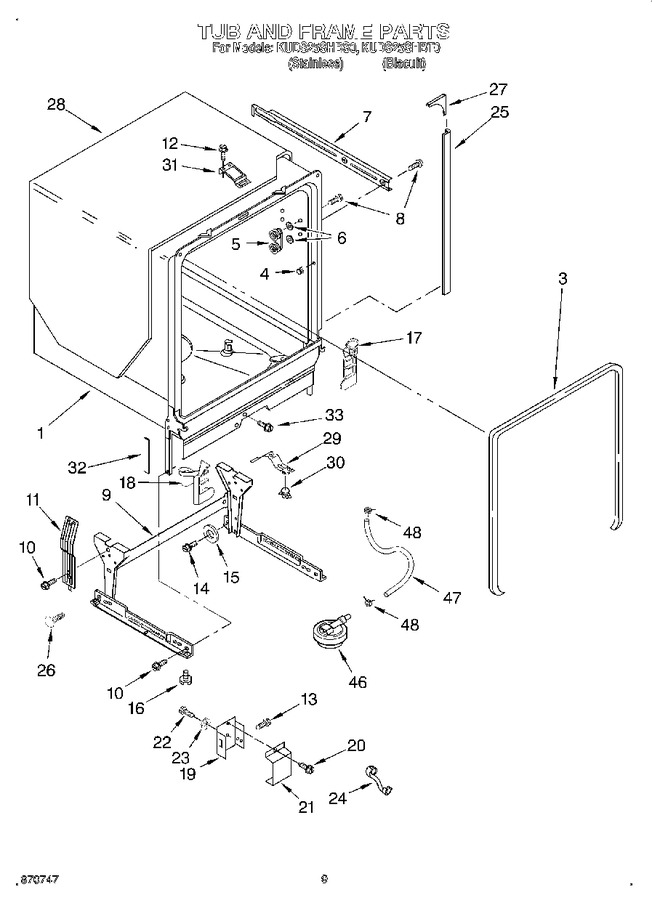 Diagram for KUDS25SHBS0