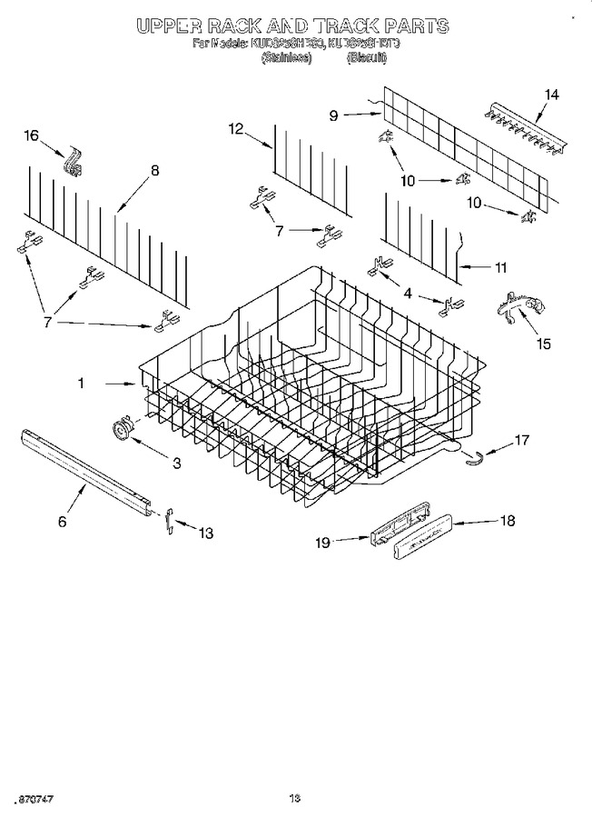 Diagram for KUDS25SHBT0