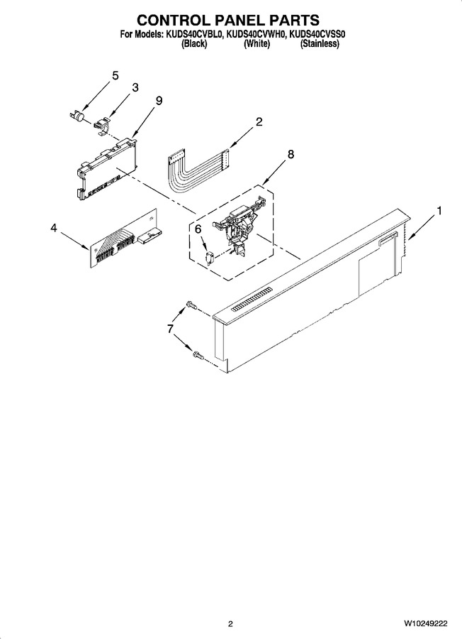 Diagram for KUDS40CVWH0