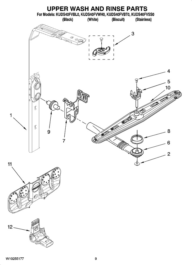 Diagram for KUDS40FVBT0