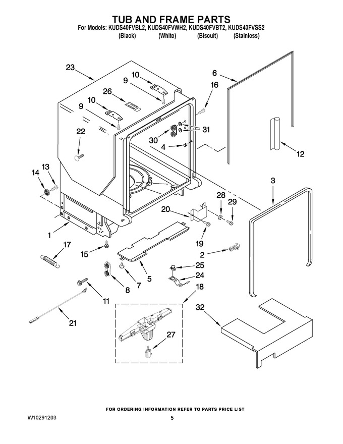 Diagram for KUDS40FVBL2