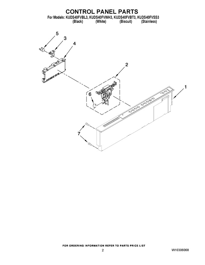 Diagram for KUDS40FVWH3
