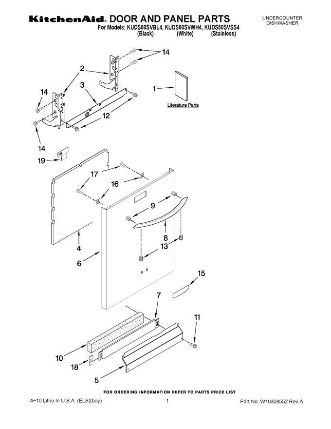 Diagram for KUDS50SVBL4
