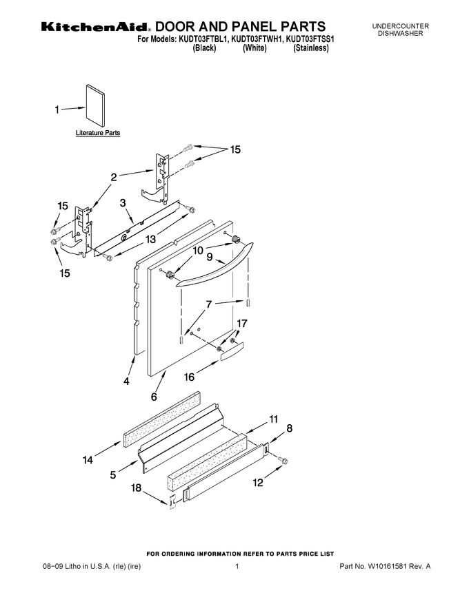 Diagram for KUDT03FTBL1