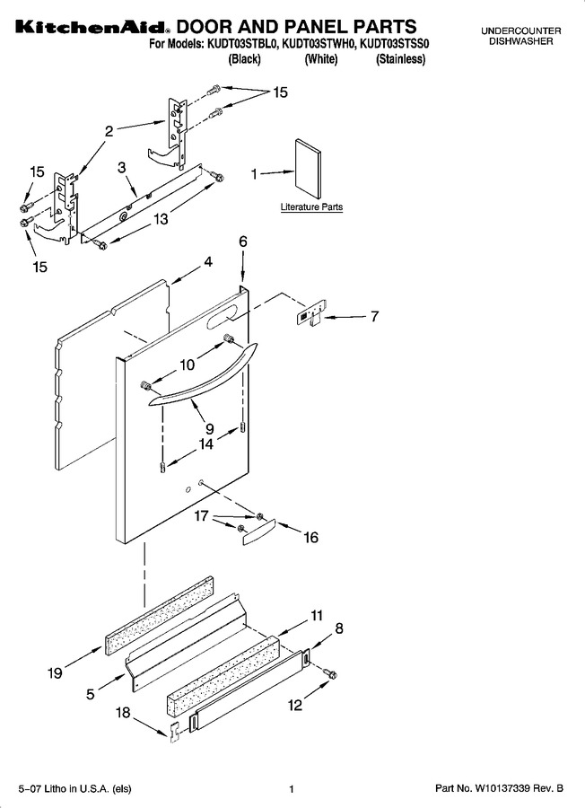Diagram for KUDT03STWH0