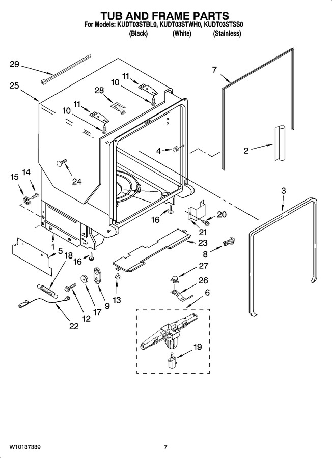 Diagram for KUDT03STBL0