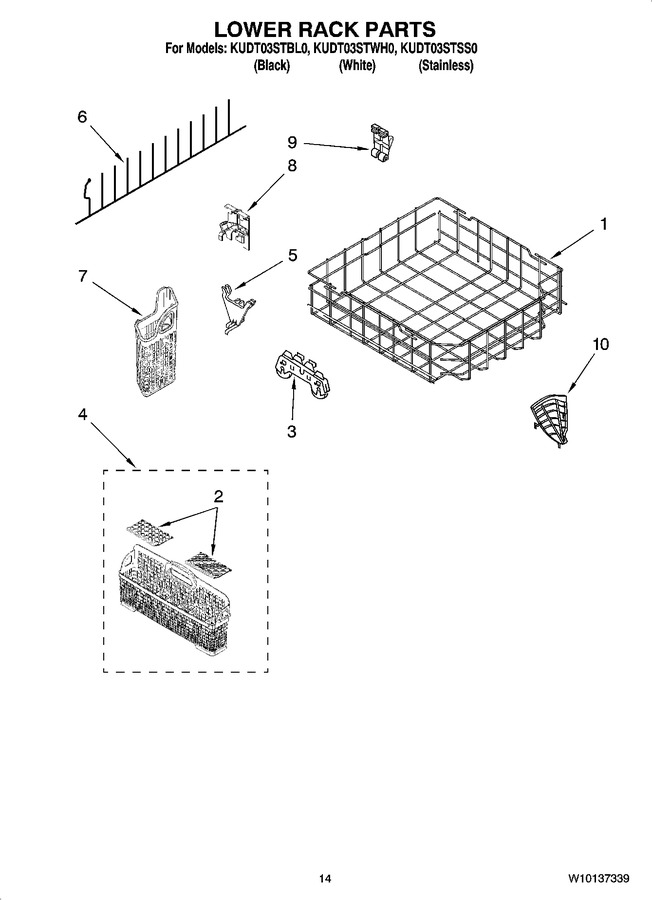 Diagram for KUDT03STBL0