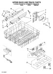 Diagram for 09 - Upper Rack And Track Parts
