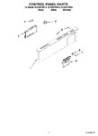 Diagram for 02 - Control Panel Parts