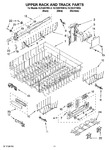Diagram for 09 - Upper Rack And Track Parts
