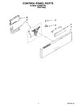 Diagram for 02 - Control Panel Parts