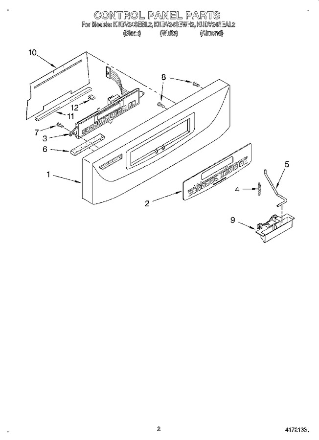 Diagram for KUDV24SEAL2