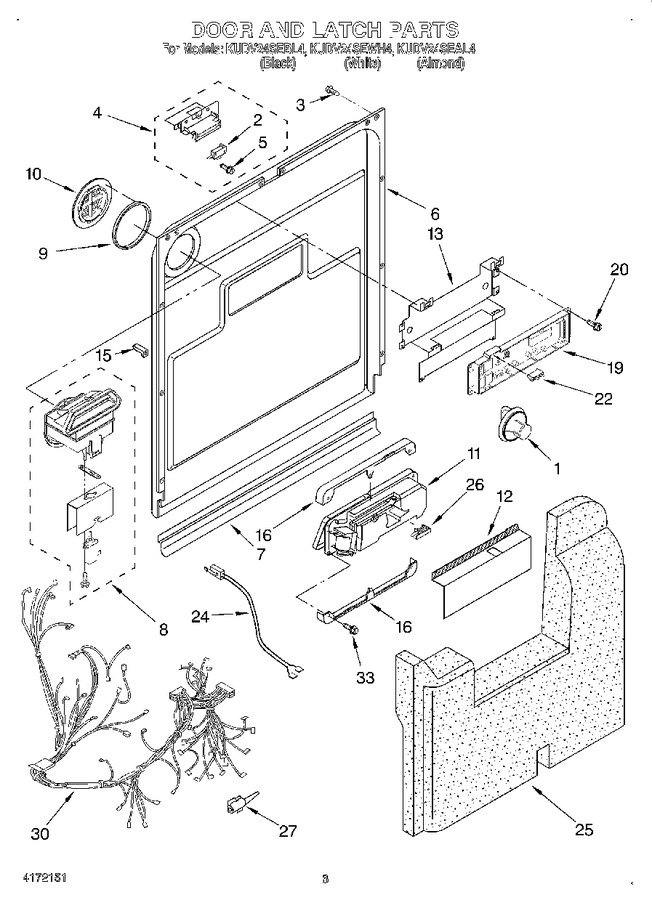 Diagram for KUDV24SEAL4