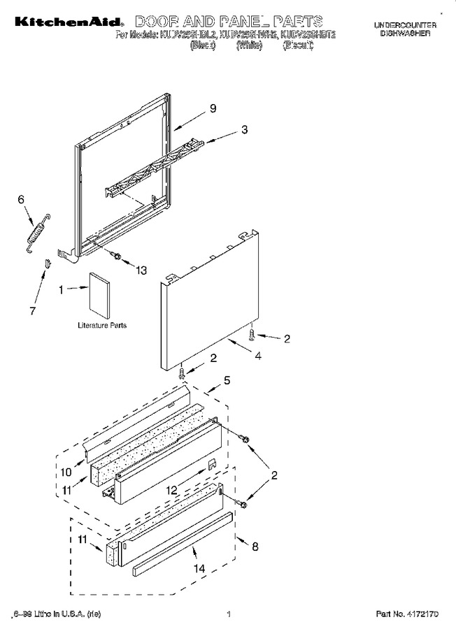 Diagram for KUDV25SHBL2