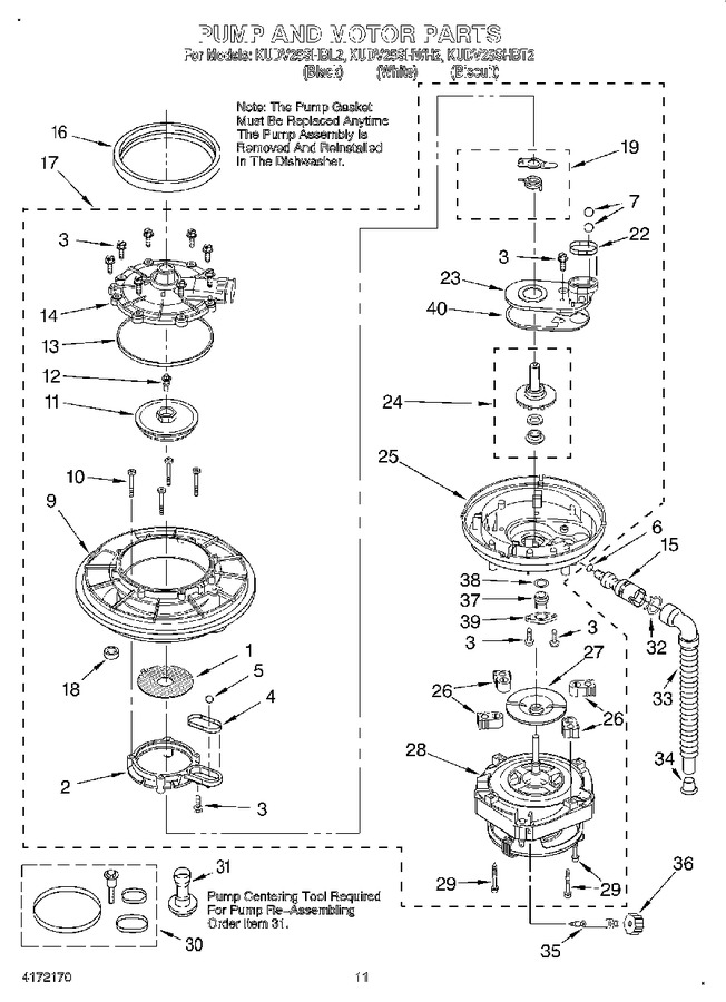 Diagram for KUDV25SHBT2