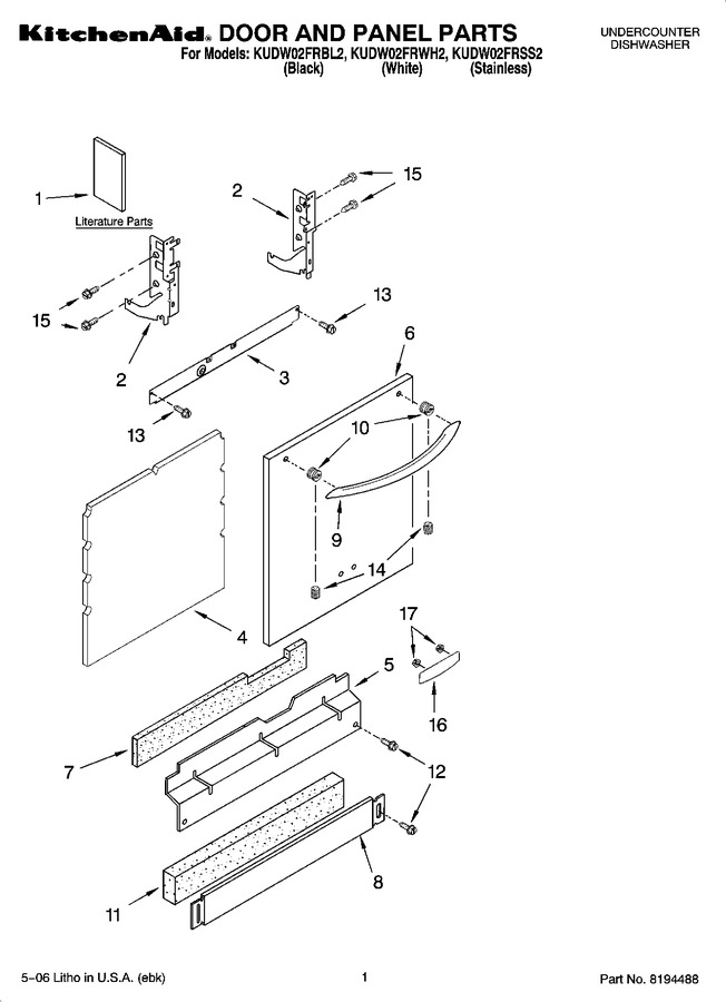 Diagram for KUDW02FRBL2