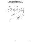 Diagram for 02 - Control Panel Parts