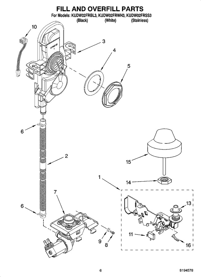 Diagram for KUDW02FRBL3