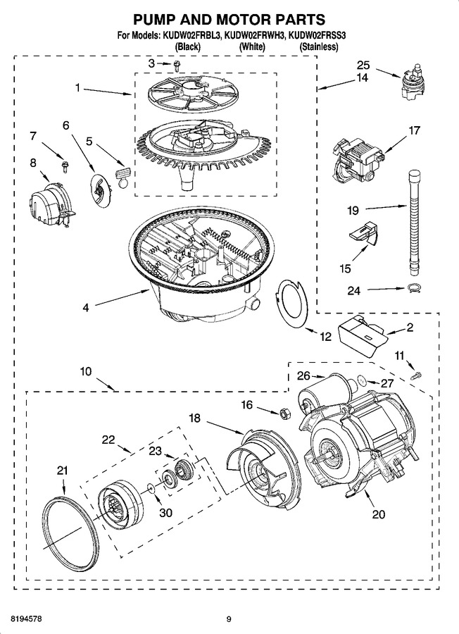 Diagram for KUDW02FRSS3
