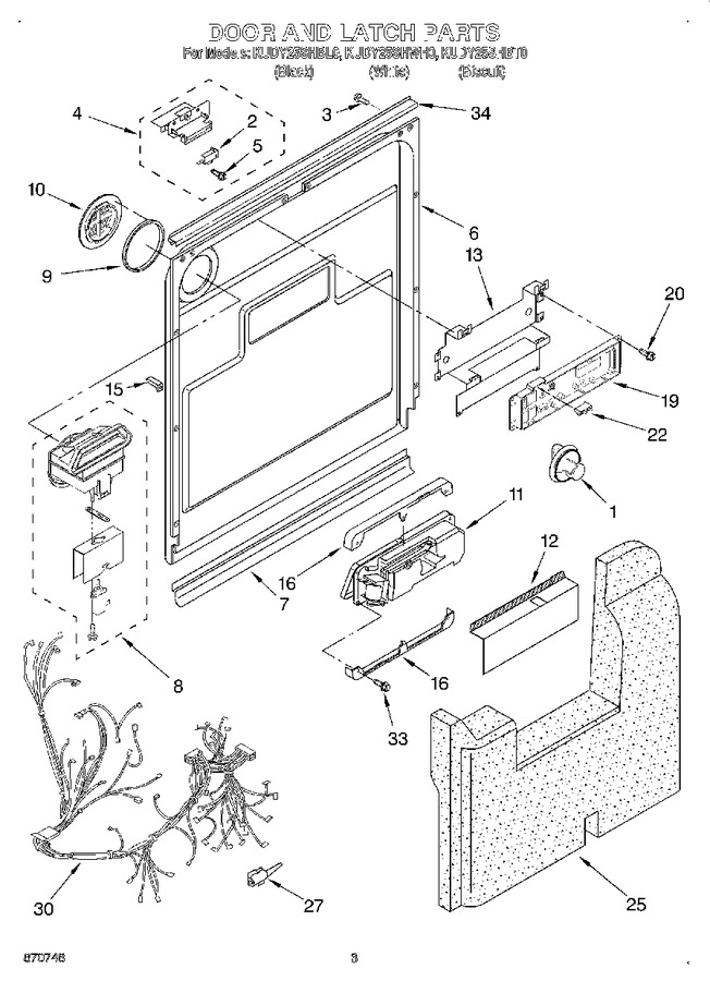 Diagram for KUDY25SHBT0