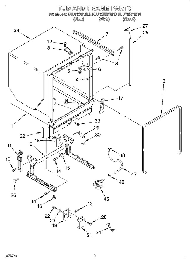 Diagram for KUDY25SHWH0